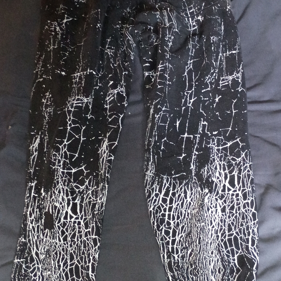 Amiri Black and White Joggers